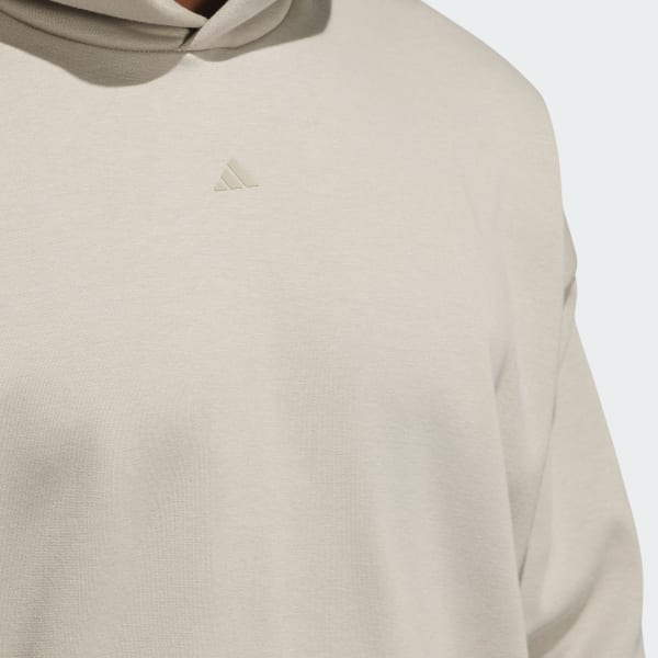 adidas Basketball Fleece Hoodie (Gender Neutral) - Beige
