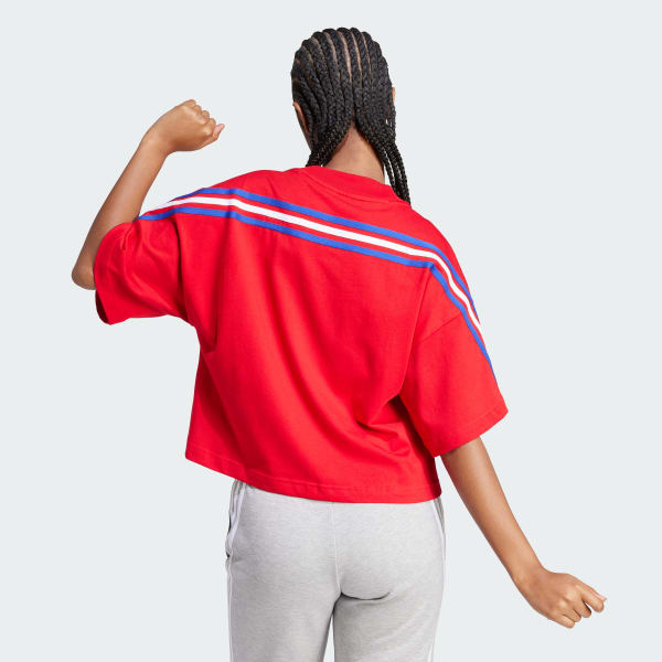 Rojo Camiseta Future Icons 3 Rayas