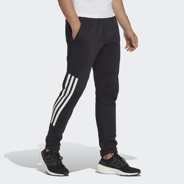 Black Future Icons 3-Stripes Fleece Pants