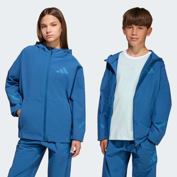 Mau-xanh-da-troi Áo Track Top Dệt Khoác Ngoài Cho Du Lịch Z.N.E.