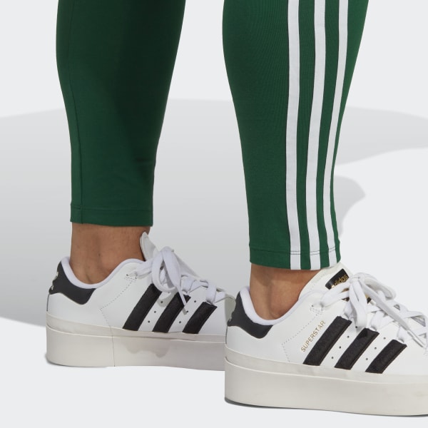 Buy adidas Originals Womens Adicolor Classics 3-Stripes Leggings (Plus  Size) Dark Green