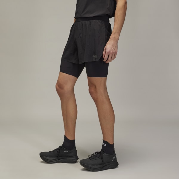 adidas Y-3 Running Shorts + Tights - Black | adidas Thailand