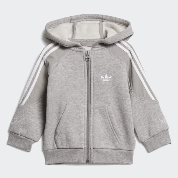 adidas outline hoodie set