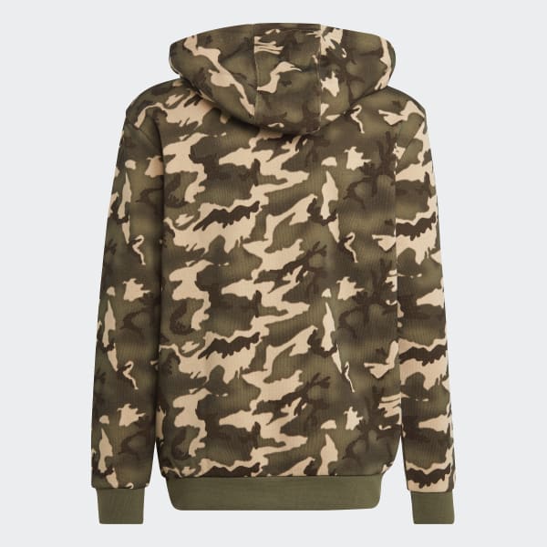 Bezowy Camo Hoodie