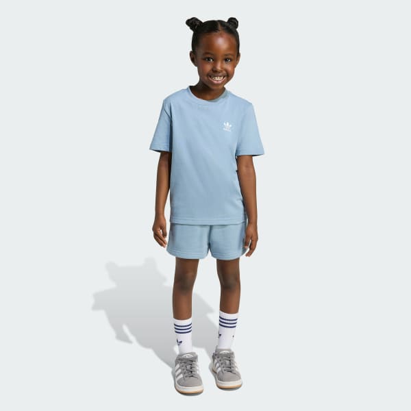 modrá Súprava Shorts and Tee Kids