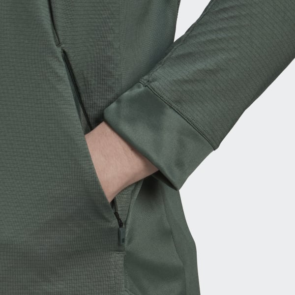 zelená Mikina Workout Warm Full-Zip IN158