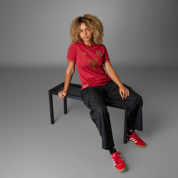 Weinrot FC Bayern München Anniversary Trikot