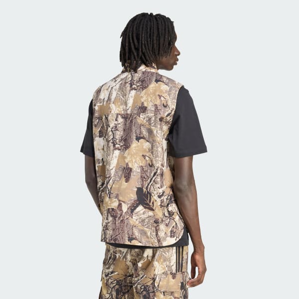 Multicolor adidas Originals Camo Vest