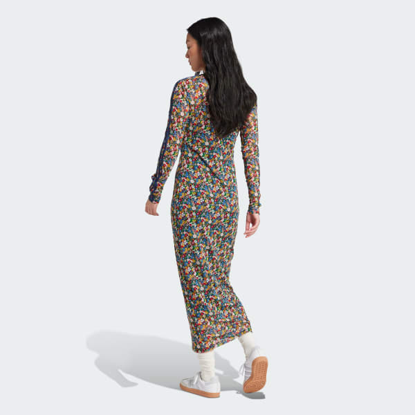 Mehrfarbig Liberty London Mesh Maxikleid