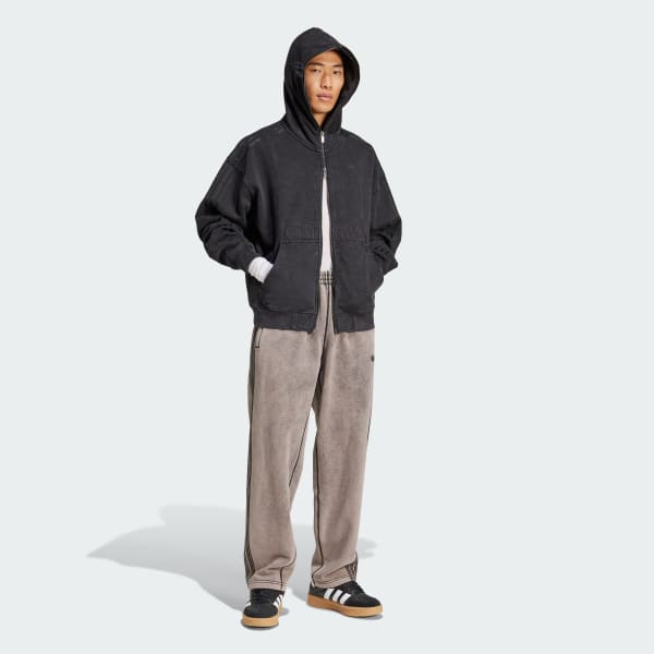 Svart Adilenium Season 3 Graphic Full-Zip Hettegenser
