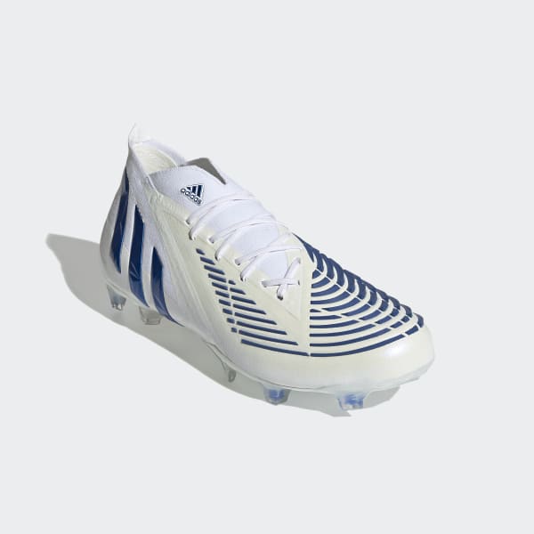 Blanco Calzado de Fútbol Predator Edge.1 Terreno Firme