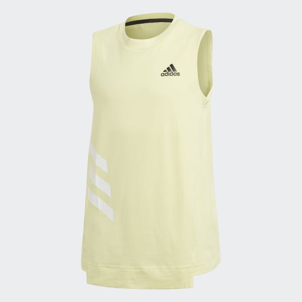 yellow adidas tank top