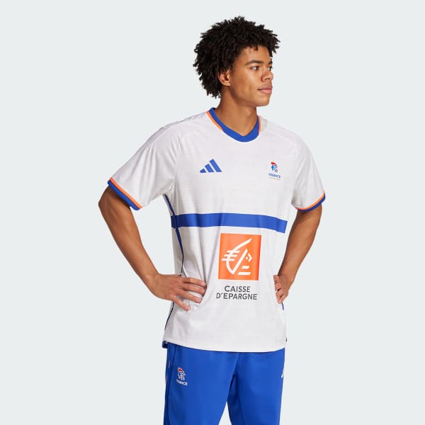 bílá Dres France Handball Replica