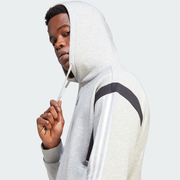 adidas Lifestyle | US Grey Sweatshirt Hooded adidas Men\'s Colorblock - |