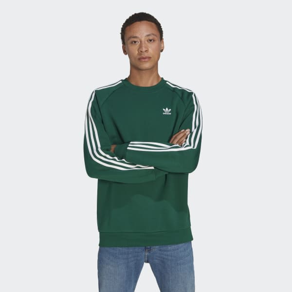 Uitdrukking spek Ongeschikt adidas Adicolor Classics 3-Stripes Crew Sweatshirt - Green | adidas Canada