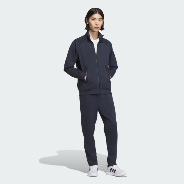 ブルー プレミアム ダブルニット トラックジャケット / PREMIUM SPORTS