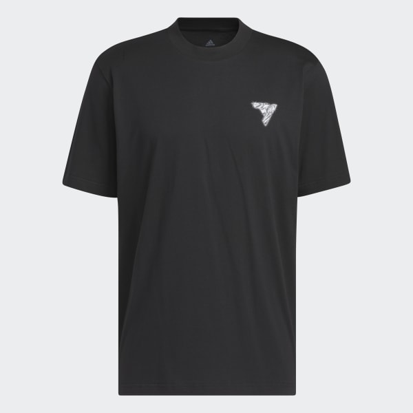 Black Trae Metallic Graphic Tee