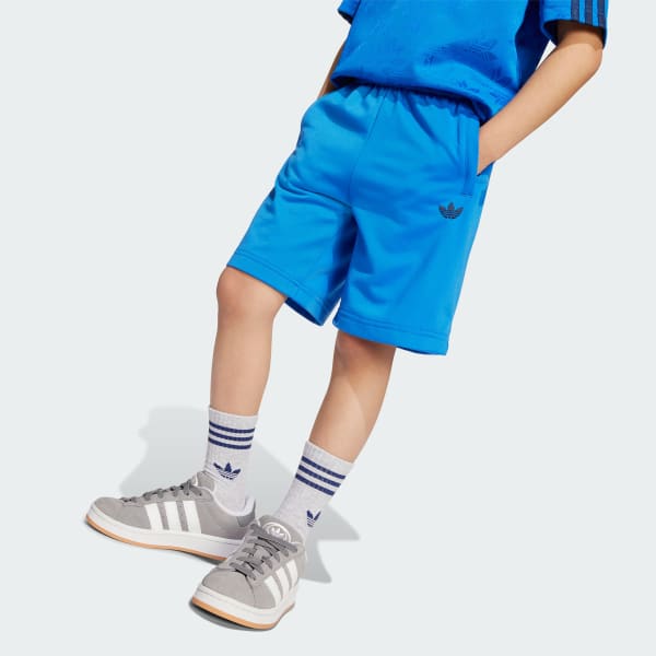 アディダス キッズ用Tシャツ セットアップ - ブルー