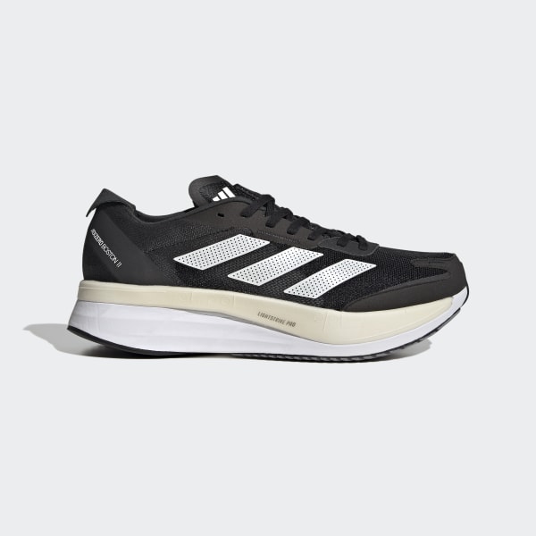 Sort Adizero Boston 11 Wide sko