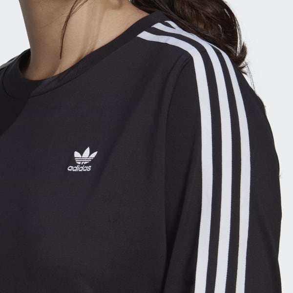 Sort Adicolor Classics Long Sleeve Plus Size trøje