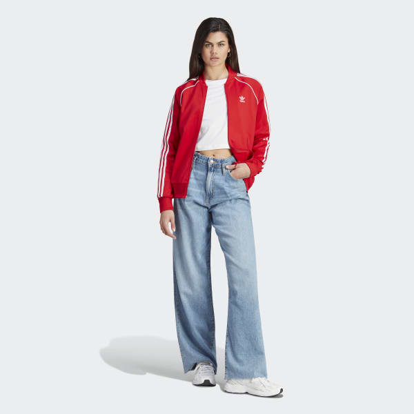 Rojo Casaca Deportiva Adicolor Classics SST
