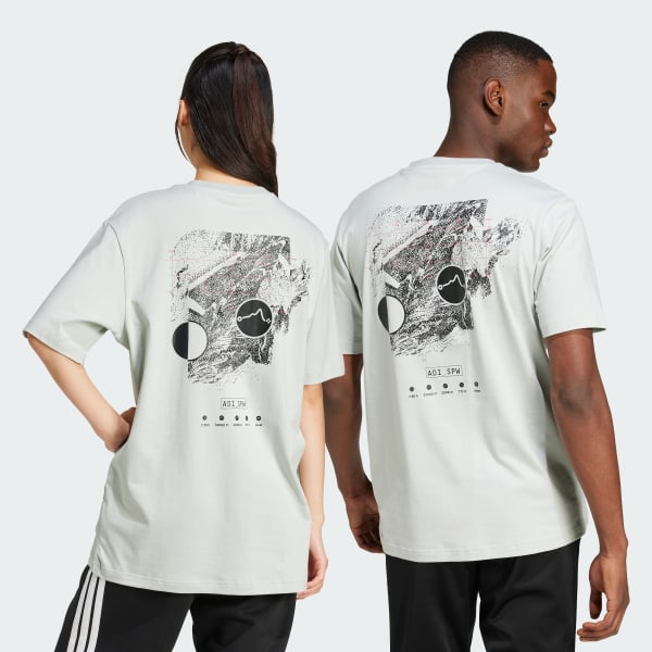 Grey City Escape Space Graphic Tee