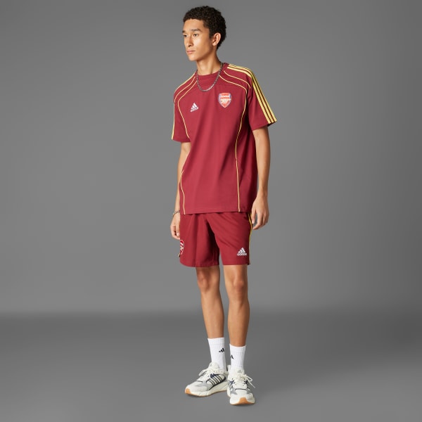 アーセナル adidas 半袖シャツ レッド/ホワイト アーセナル アディダス アイコン Tシャツ - ホワイト