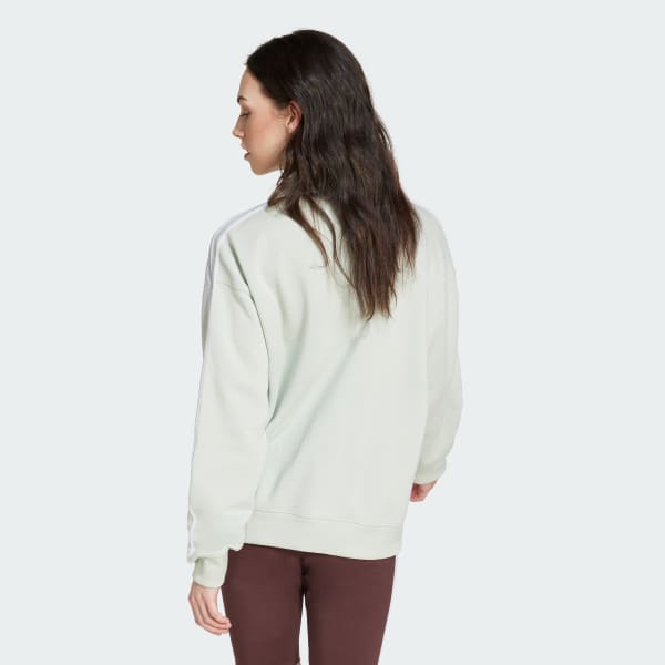 Green Essentials 3-Stripes Sweatshirt