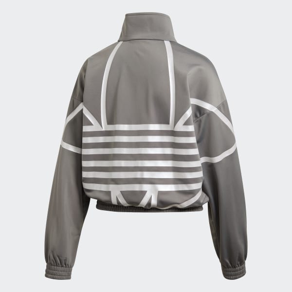 adidas Large Logo Track Jacket Grey adidas Philippines