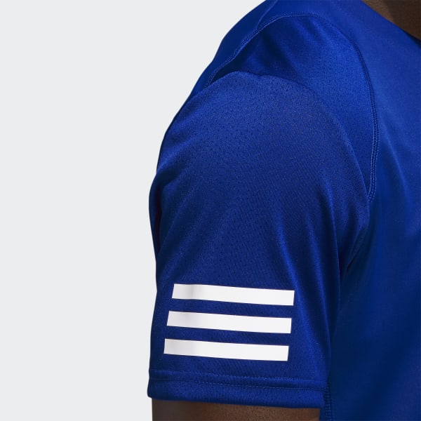 Blue Club Tennis 3-Stripes Tee 22590