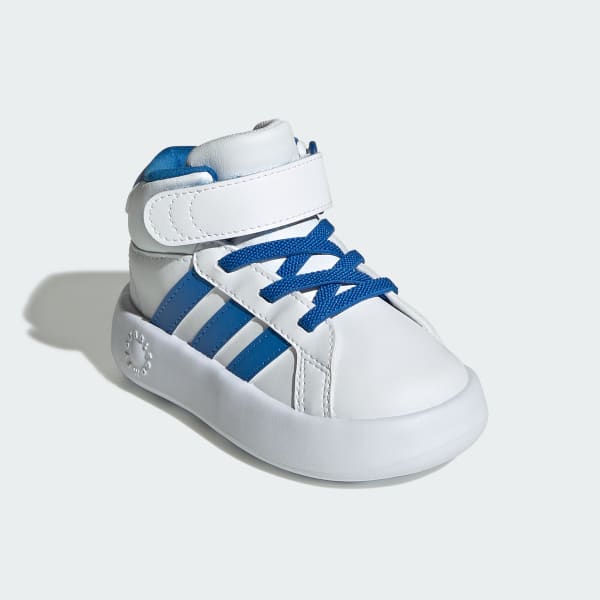 Branco Tênis Grand Court Mid Infantil