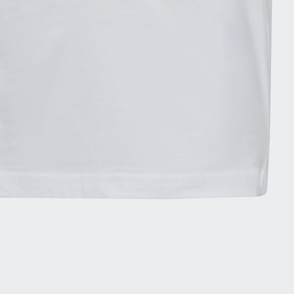 White Essentials Big Logo Cotton T-Shirt