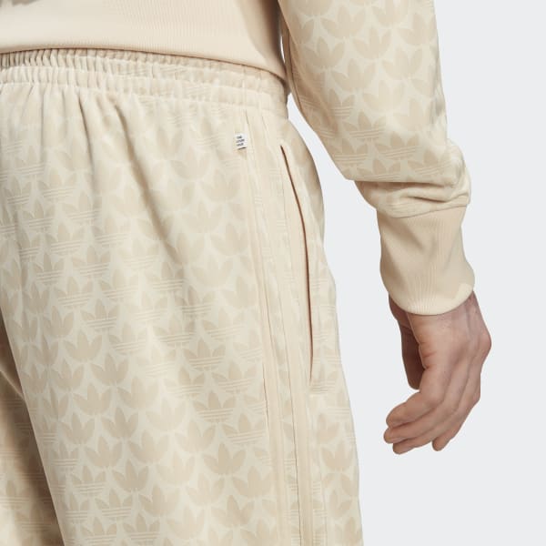 Beige Graphics Monogram Track Joggers