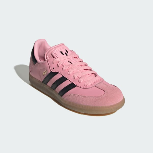 adidas Samba Messi Indoor Soccer Shoes Kids - Pink | Free Shipping with