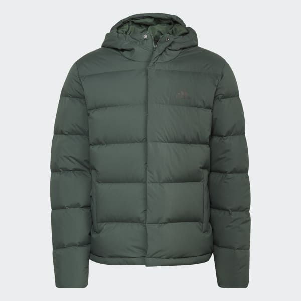 adidas Helionic Donsjack met Capuchon Groen adidas Officiele Shop