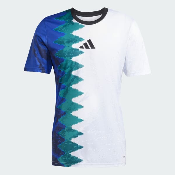 adidas MLS 25 PREMATCH TOP GAMING Jersey - White | Free Shipping