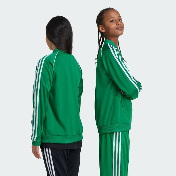 Adidas sst track jacket women's green top