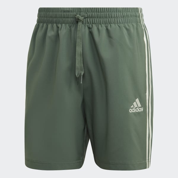 adidas AEROREADY Essentials Chelsea 3-Stripes Shorts - Green | adidas ...