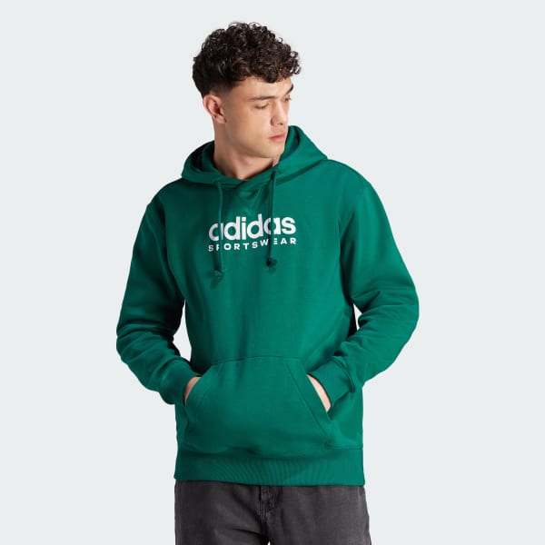 adidas All SZN Fleece Lifestyle | - adidas US Green Graphic | Men\'s Hoodie