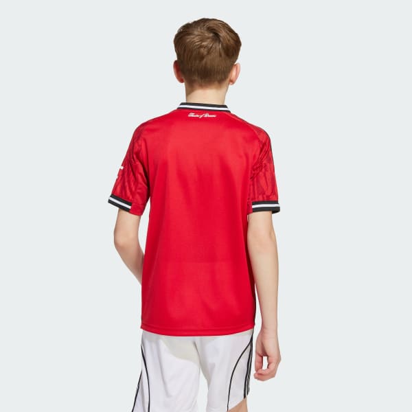 Red Manchester United 25/26 Home Jersey Kids