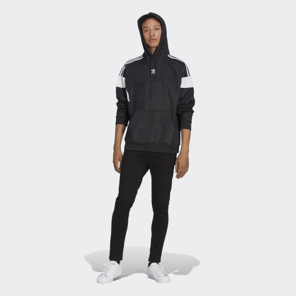 Schwarz Adicolor Classics Cut Line Hoodie
