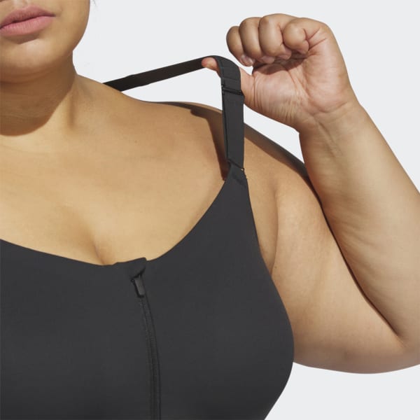 Clothing - Tailored Impact Luxe Training High-Support Bra (Plus Size) -  Black