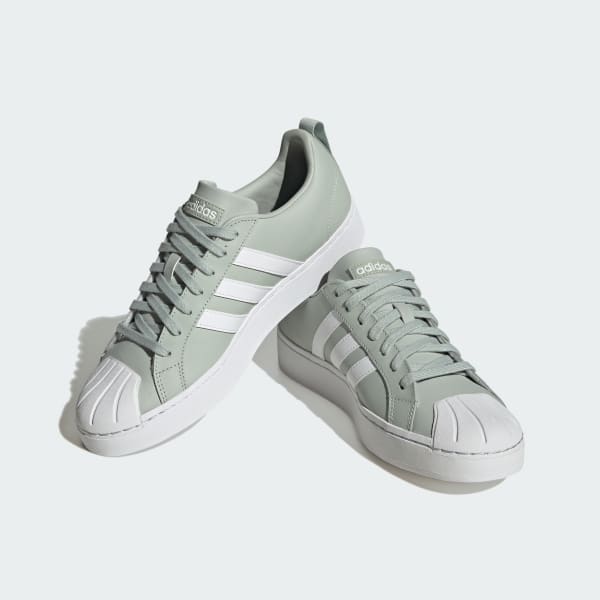 สีเทา รองเท้า Streetcheck Cloudfoam Court Low