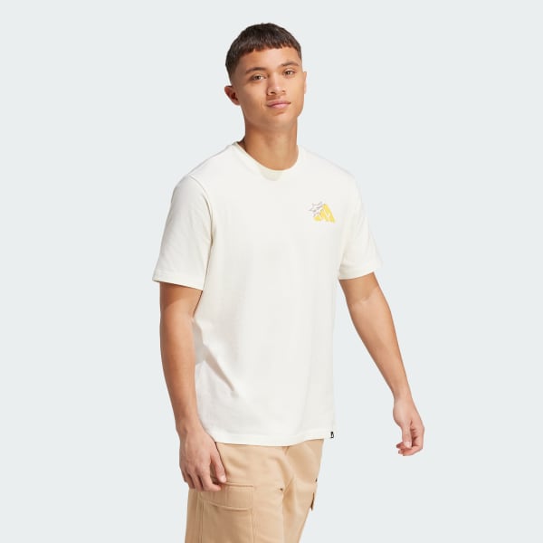 ホワイト フード グリルチーズ グラフィックTシャツ