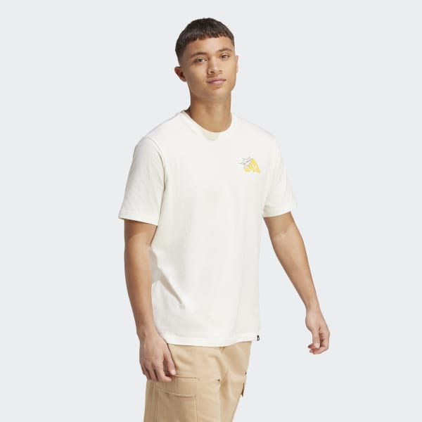 adidas Food Grilled Cheese Graphic Tee - White | Free Shipping