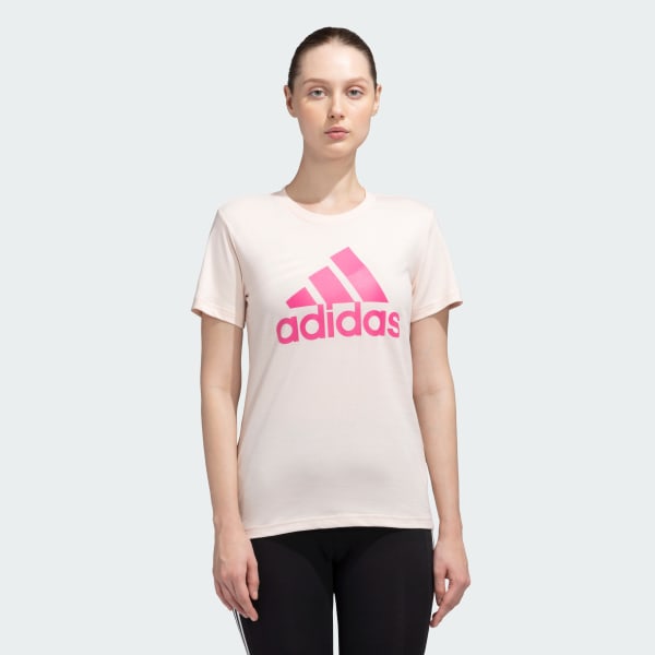 Pink ESSENTIALS BIG LOGO TEE
