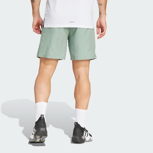 Verde Shorts de Entrenamiento Train Essentials Tejidos