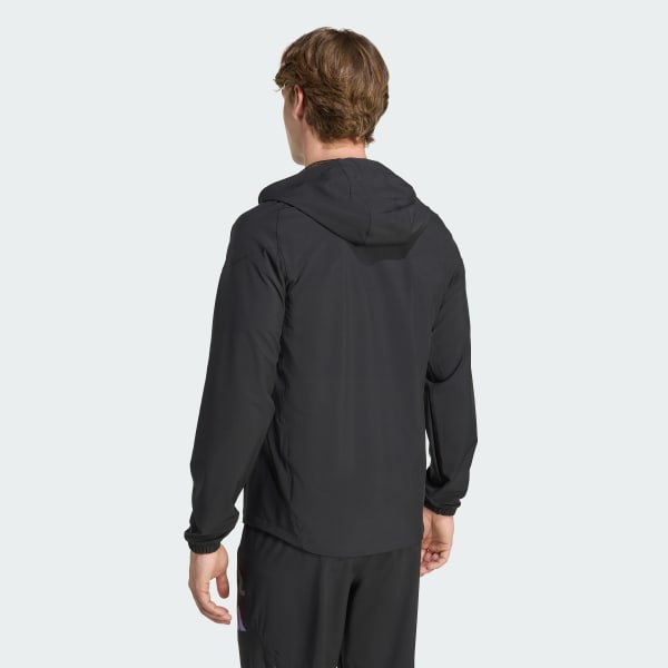 Schwarz Manchester United Tiro 25 Competition Vis Tech Travel Jacke