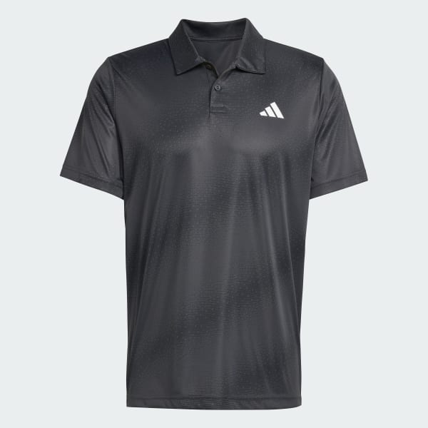 Grey CLUB TENNIS CLIMACOOL GRAPHIC POLO SHIRT