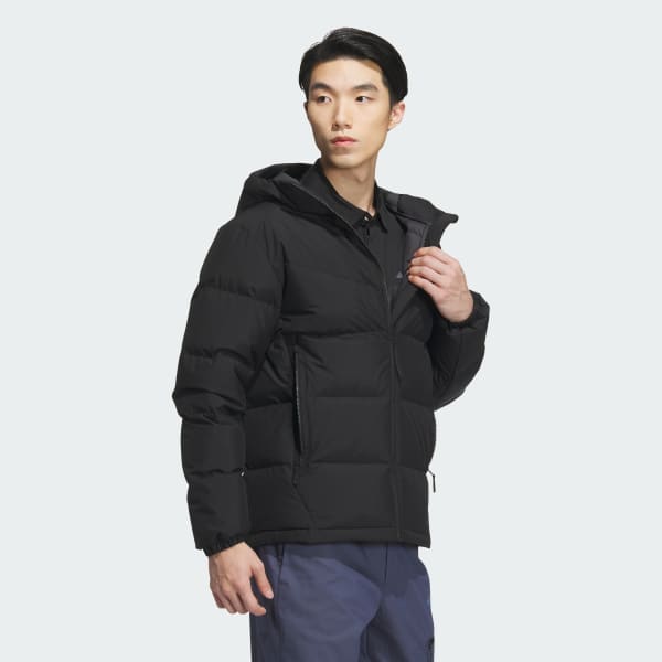 Schwarz Gänsedauenenjacke